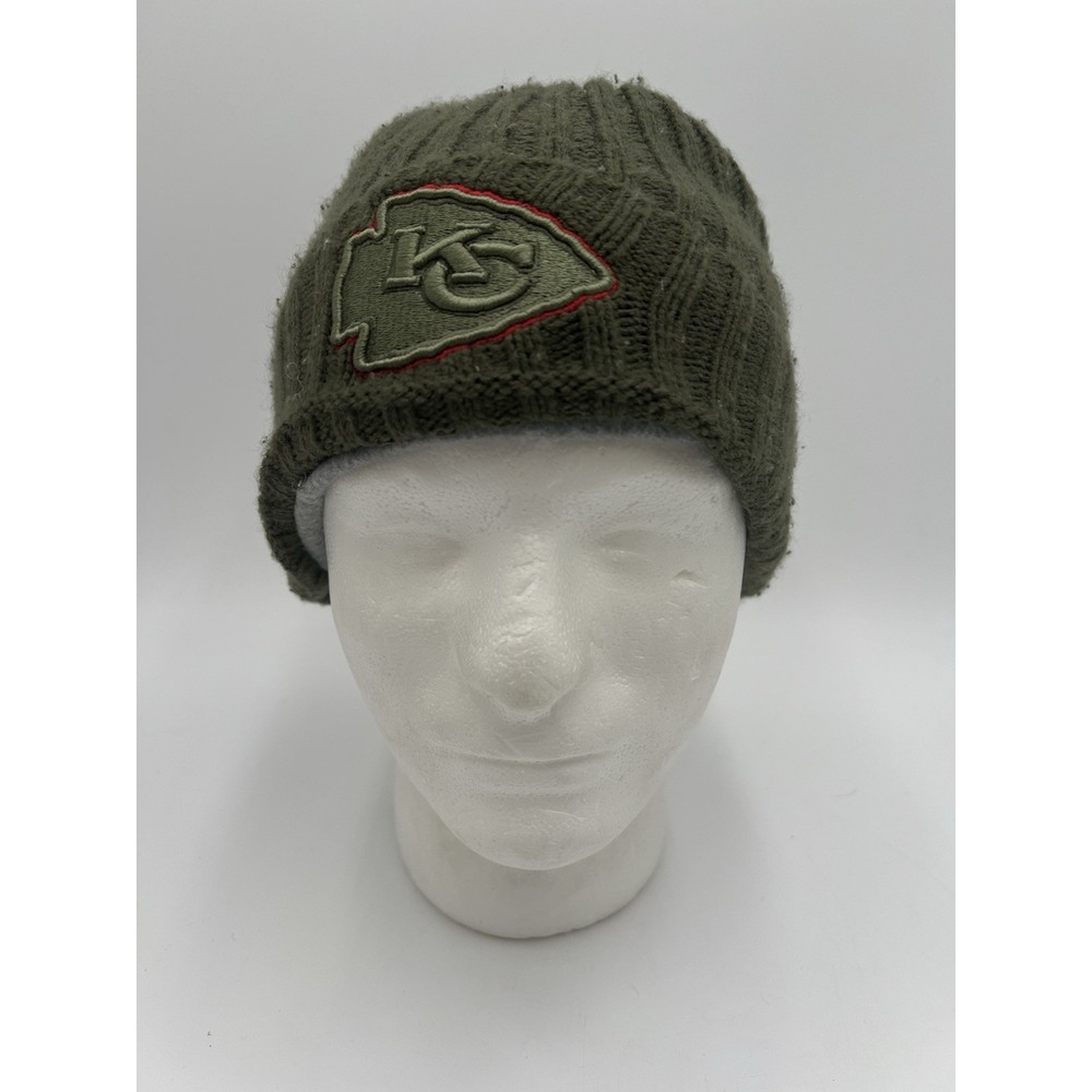 New Era Kansas City Chiefs Salute to Service Knit Beanie Hat NFL OSFM